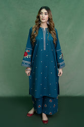 URGE - 2PC LAWN EMBROIDERED SHIRT WITH LAWN EMBROIDERED TROUSER - HZG1848